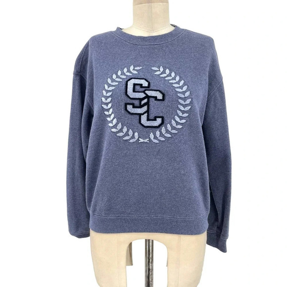 Soul by Soul Cycle University Crewneck Sweatshirt Blue Size‎ Small - Picture 3 of 8